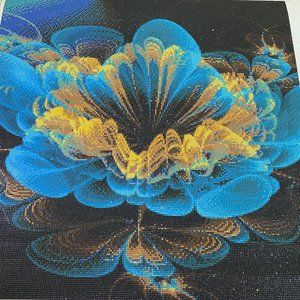 Handmade Shimmery Peony Flowers 5d Diamond Painting for Wall Decoration